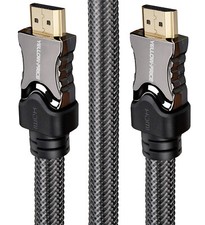 PREMIUM 8K 4K HDMI Cable Braided Lot - 1.5ft 3ft 6ft 10ft 15ft 25ft 30ft 50ft