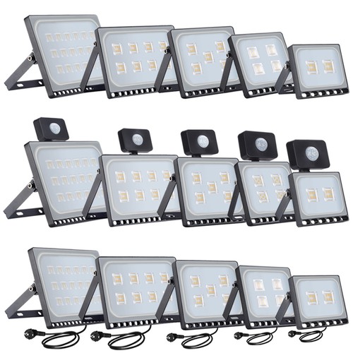 LED Fluter Strahler Scheinwerfer 10W 20W 30W 50W 100W 200W 300W 500W Baustrahler - Bild 12 von 31