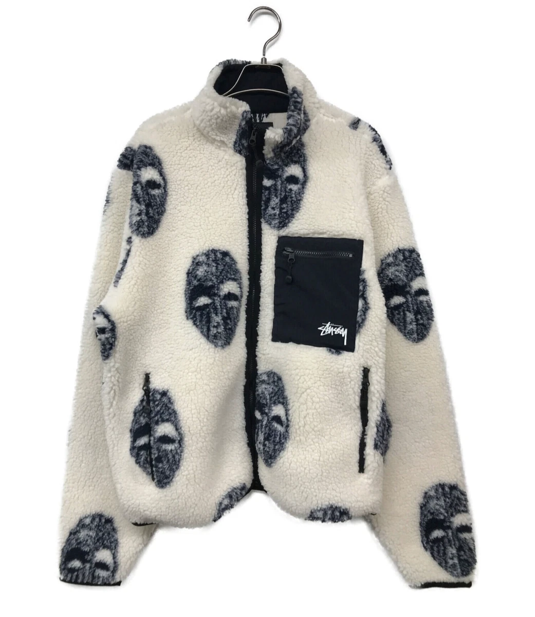 stussy fleece jacket mask