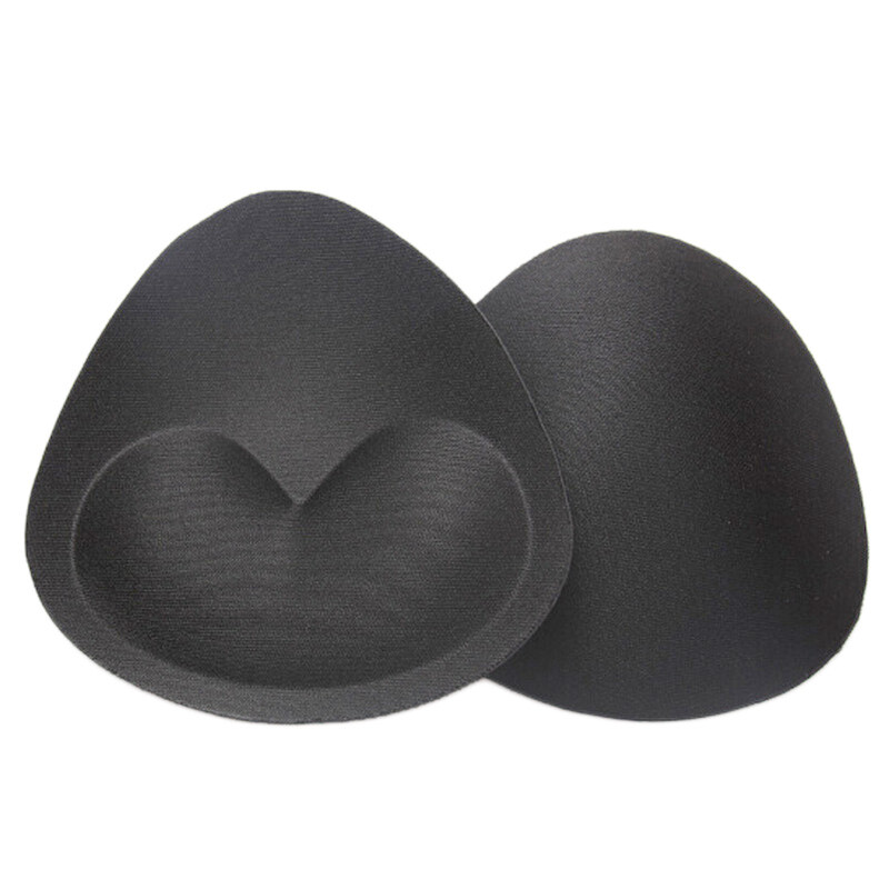 Triangle Pushup Silicone Bra Inserts Breasts Pad Bikini Bra Cleavage