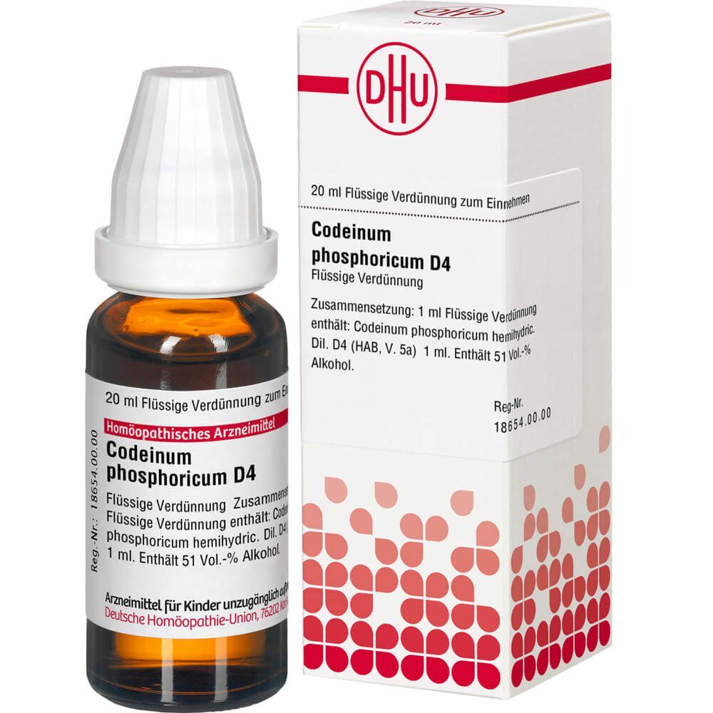 CODEINUM PHOSPHORICUM D 4 Dilution 20 ml PZN02611498