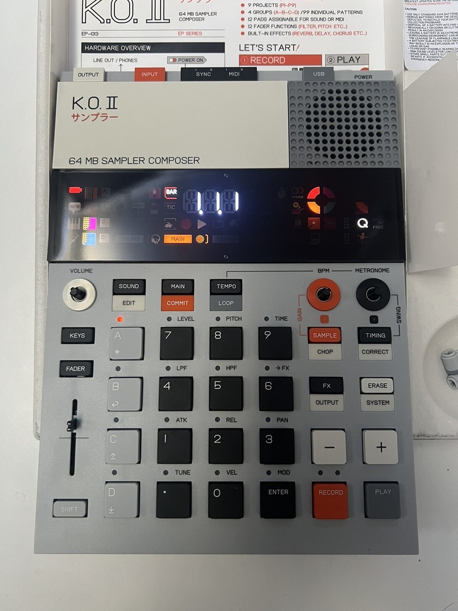 Teenage Engineering EP–133 K.O. II Sampler Composer Teenage Engineering EP–133 K.O. II Sampler Composer