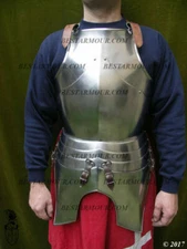 Medieval Steel Body Armour Larp Gothic Cuirass Knight Breastplate Replica