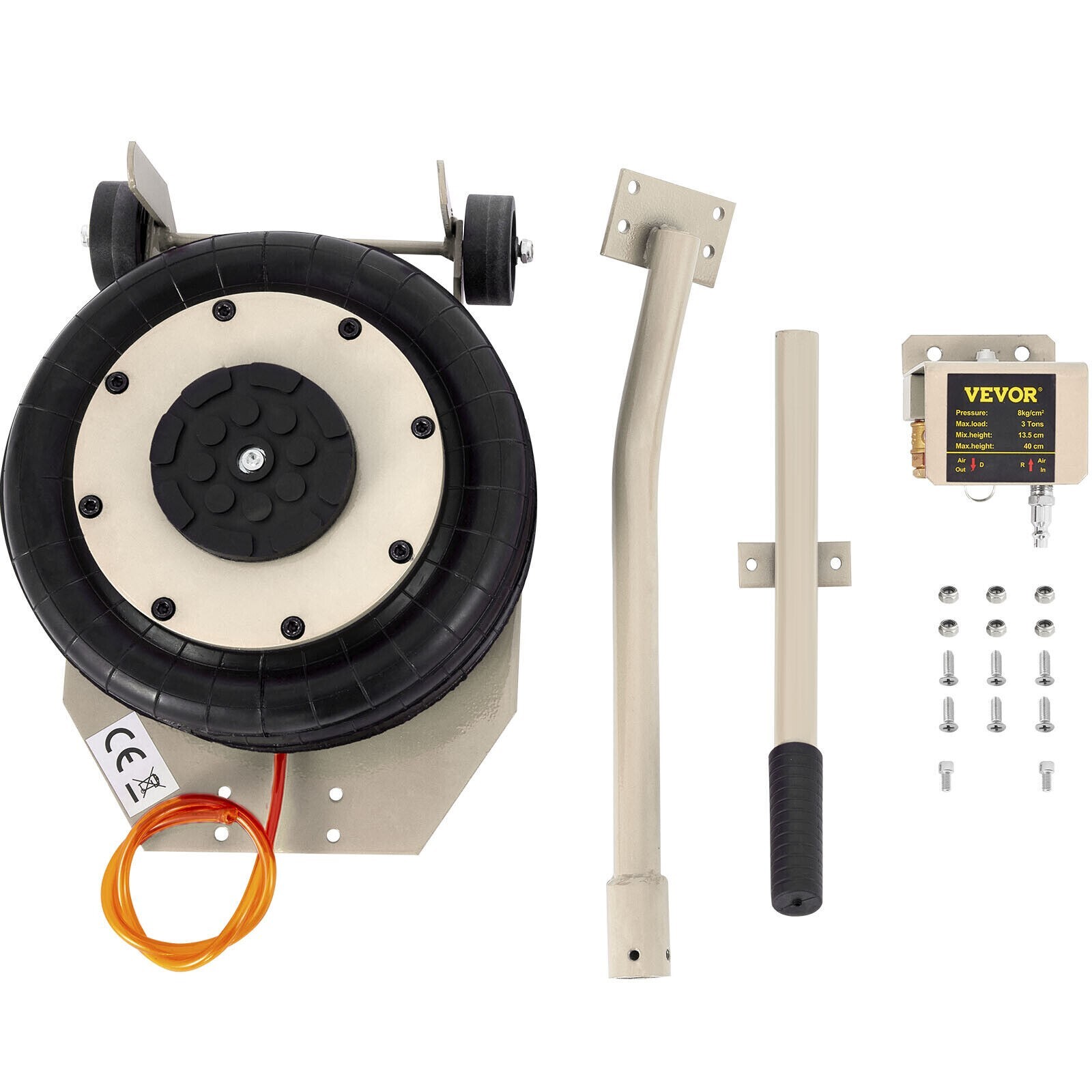 Triple Bag Air Jack Pneumatic Jack 6600LBS Compressed Air Quick Lift 3