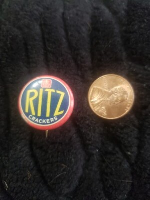 Vintage Ritz Crackers Pin 1936 National Biscuit Company