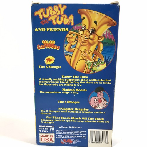 Tubby the Tuba and Friends [VHS] UAV Video FUNTIME KID 1990 USA Made