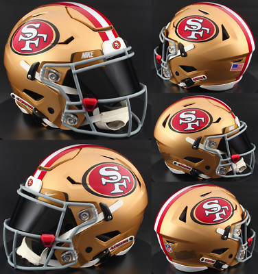 SAN FRANCISCO 49ers NFL Riddell SPEEDFLEX Authentic Gameday Football Helmet
