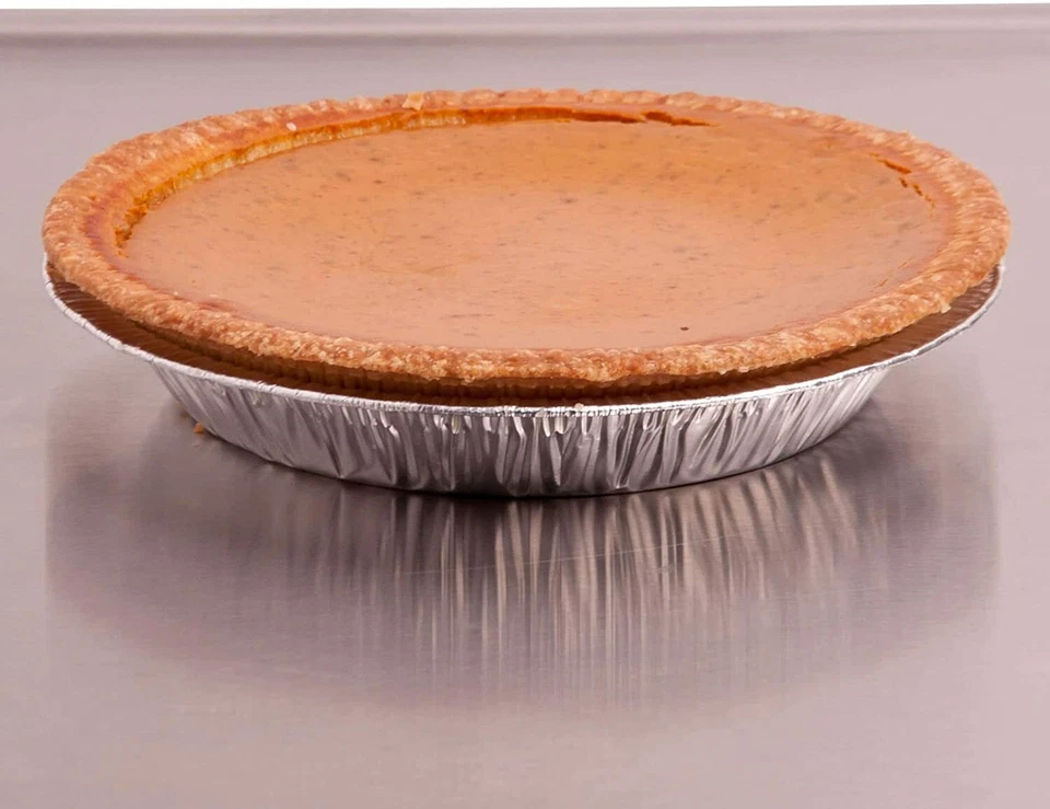 Platos de lata para hornear desechables de 1" de aluminio de 9 pulgadas de calidad superior Foto 4 de 4