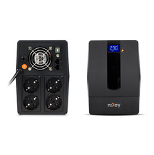 Ups 1500 VA 900 W Onda sinusoidale simulata 4 x Schuko; 2 batterie 12 Volt 9A