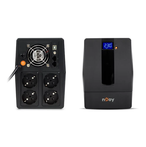 Ups 1500 VA 900 W Onda sinusoidale simulata 4 x Schuko; 2 batterie 12 Volt 9A