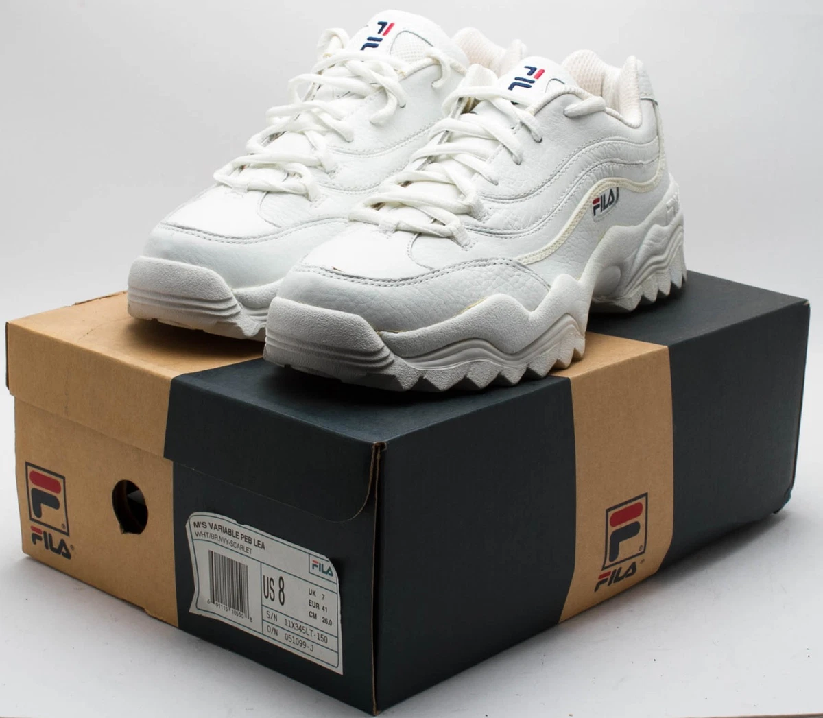 Zapatos fila top color blanco vintage