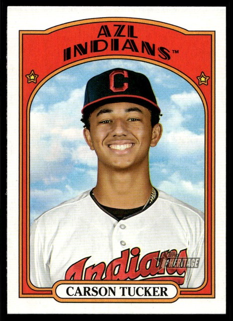 2021 Topps Heritage Minor League Edition - #3 Carson Tucker (RC) for ...
