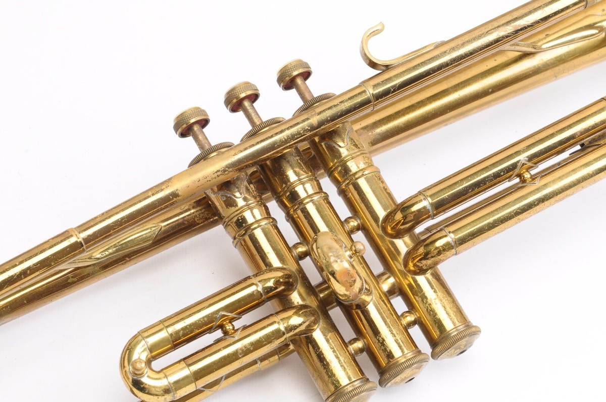 Vintage American Triumph TRUMPET with Case made by Harry