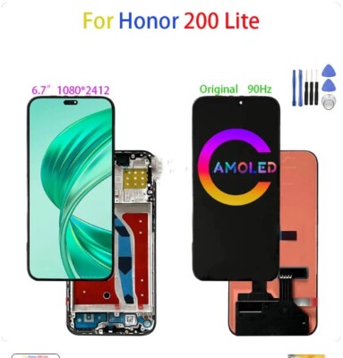 AMOLED Bildschirm für Huawei Honor 200 Lite LCD Display Screen Touch Digitizer