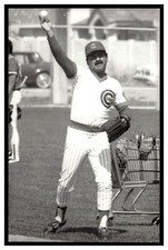Jerry Morales (1986) Chicago Cubs Vintage Baseball Postcard Rd6