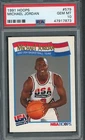 Michael Jordan Team USA Dream Team 1991 Hoops Basketball Card #579 Graded PSA 10
