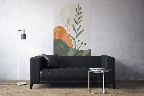 Abstract Botanical Art Canvas Print, Floral Home Decor Wall Art - Picture 13 of 17