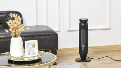 Tower Indoor Space Electric Heater with Oscillation Remote Control