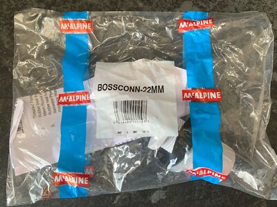 McAlpine Bossconn - 22 mm grau mechanischer Bodenrohr Bossverbinder