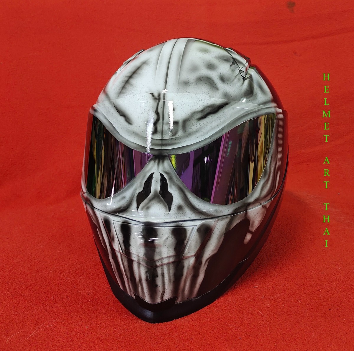 alien helmet motorcycle Alien Warrior Helmet | Cool Predator Motorcycle Helmet