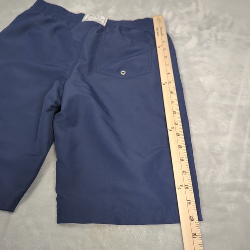 Polo Ralph Lauren Swimwear Boys Large Blue Mesh Lined Lace-Up Shorts Big Pony - Picture 11 of 11