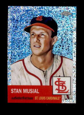 STAN MUSIAL 2022 TOPPS CHROME PLATINUM #9 SPECKLE REFRACTOR #059/150 BD6100