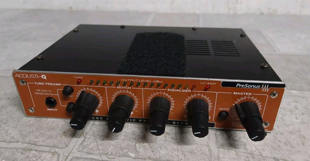 Presonus ACOUSTI-Q Tube Preamp PARTS/REPAIR (NO POWER ADAPTER) | eBay