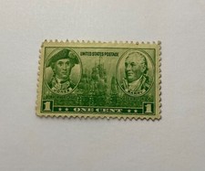 Raro - 1936 Jones & Barry War Heroes 1 centesimo francobollo verde MNH OG
