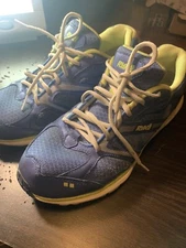 RYKA ELATE Running Fitness Shoes Blue Lime Lace Up Low top Women's Size 9 M Ised