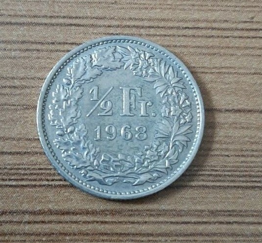 Piece 2 Francs 1968 d’occasion