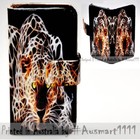 For Nokia Series - Crouching Tiger Print Theme Wallet Mobile Phone Case Cover