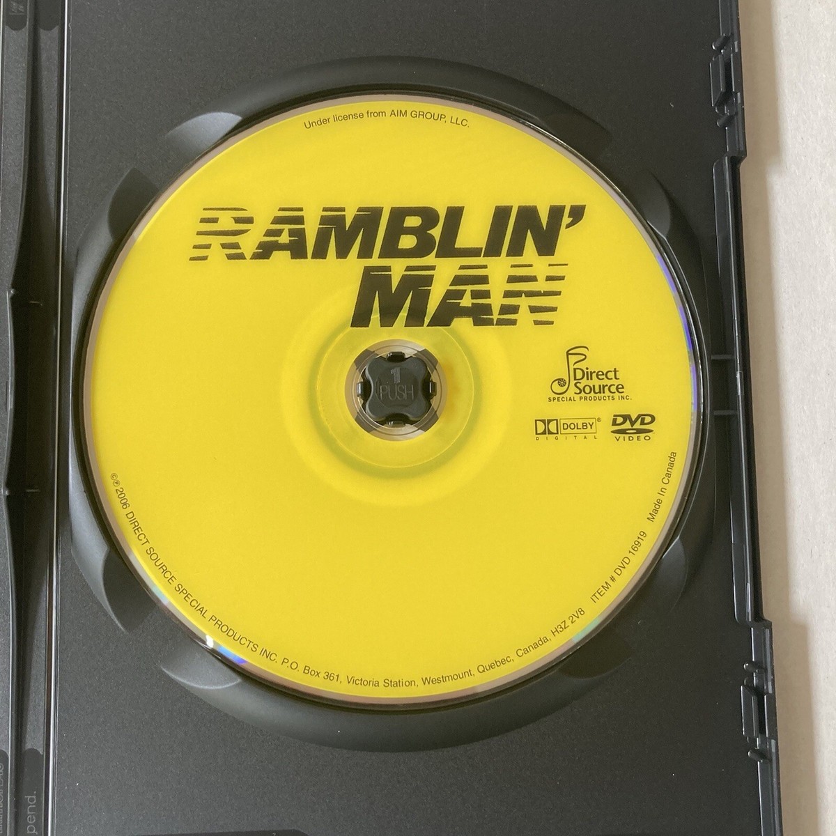 Ramblin' Man ( DVD) 1979 TV Adventure, Tom Selleck, Jerry Reed