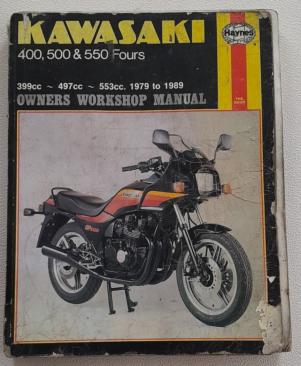 バイク カワサキ400.500.550 owners work shop manual