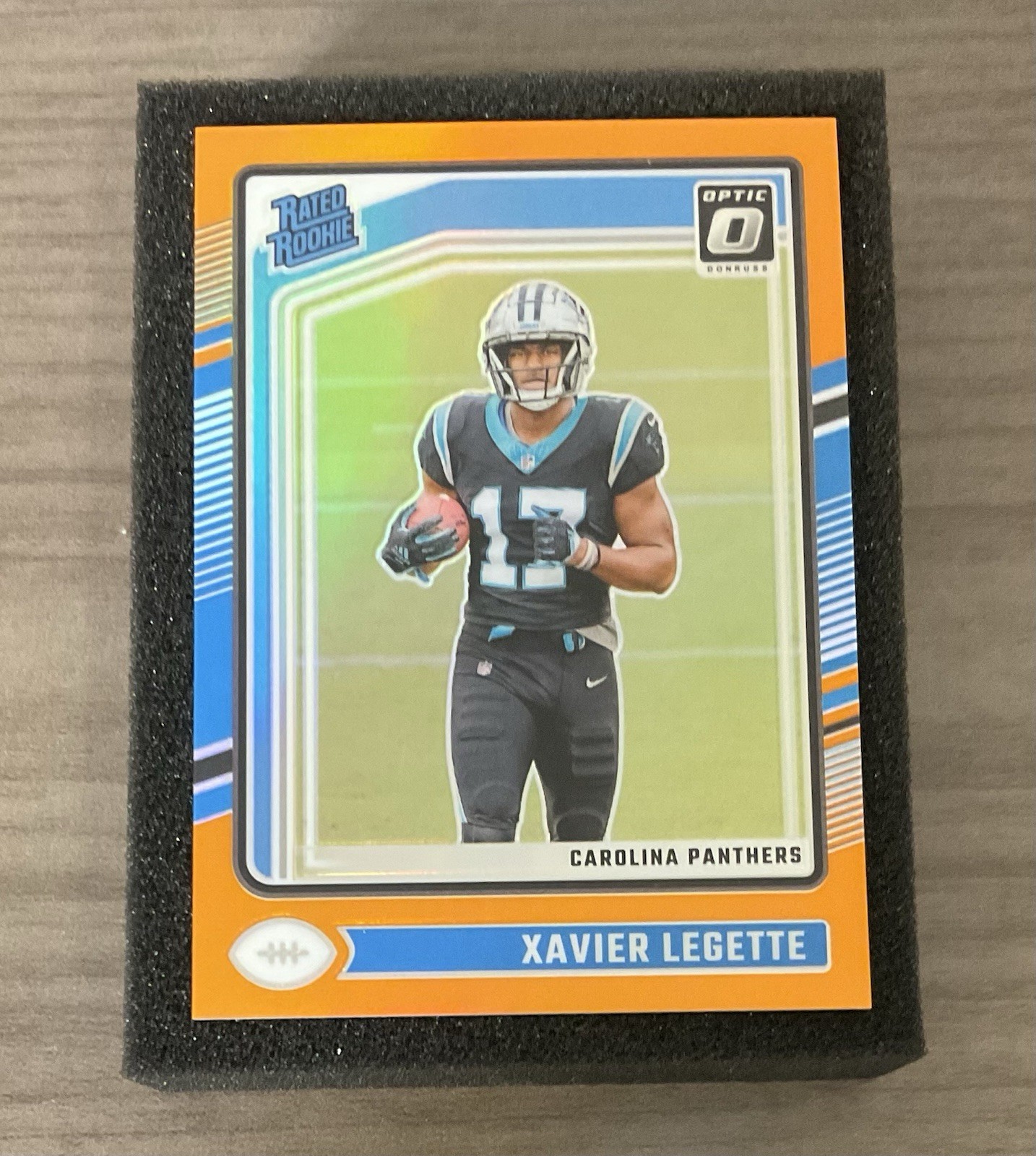 2024 Panini Donruss Optic- #299 Xavier Legette Orange Prizm Rated Rookie /249