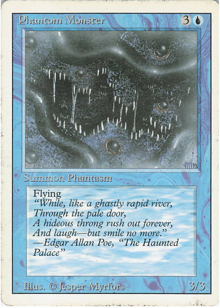 Phantom Monster Uncommon Revised Edition Magic: The Gathering LP