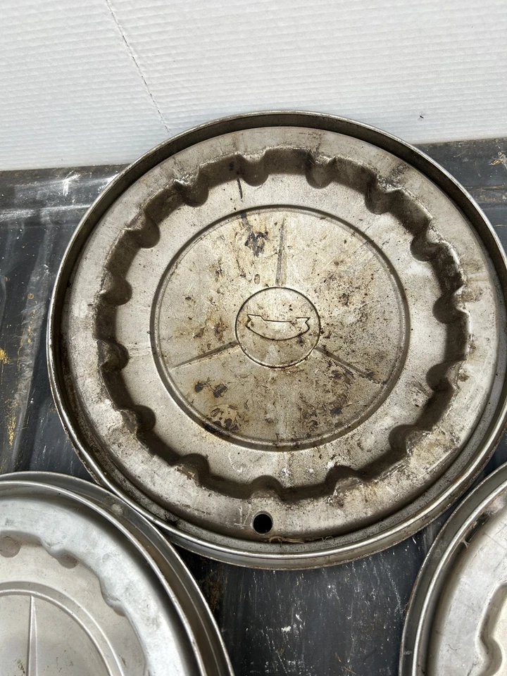 1957 CHEVY CHEVROLET 14 INCH HUBCAP WHEEL COVERS-SET OF (4) - Image 3 of 4