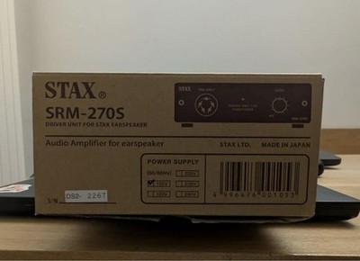 STAX SRS-X1000 Headphones Entry System SR-X1 SRM-270S set Black NEW Unused