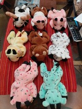 8 Kemp's Moo Babies Bean Cow Plush Animals Some With Tags Ships Promptly FREE
