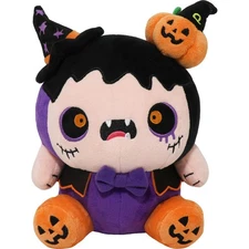 Halloween Monster Plush Toys - Witch, Pumpkin  Devil Stuffed Animals for Decor