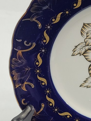 Vtg Yamasen Gold Collection Fine Porcelain 24K Salad Plates Hand Made Set/4. 84 - Picture 4 of 8