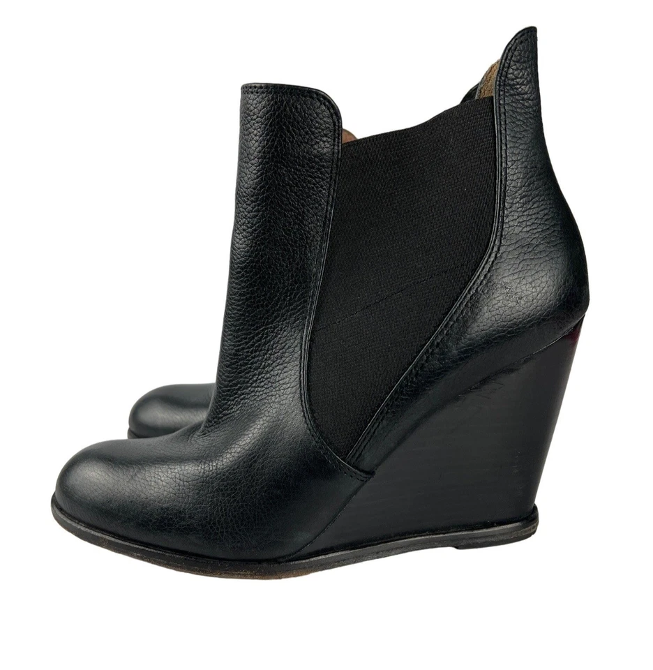 Botas anabela pretas Corso Como tamanho 8,5 - Imagem 4 de 4