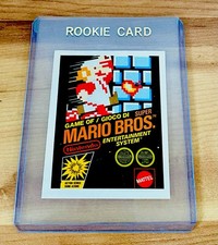 1992 Merlin Nintendo Super Mario Bros Sticker #1 RARE Vintage NM