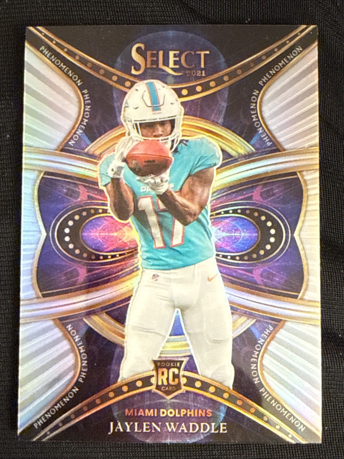 2021 Panini Select - Phenomenon Jaylen Waddle #PHE-20 Silver Prizm (RC)
