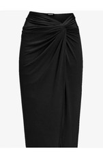 Express Body Contour Fitted Skirt Large Midi Built In Shapewear, Medium