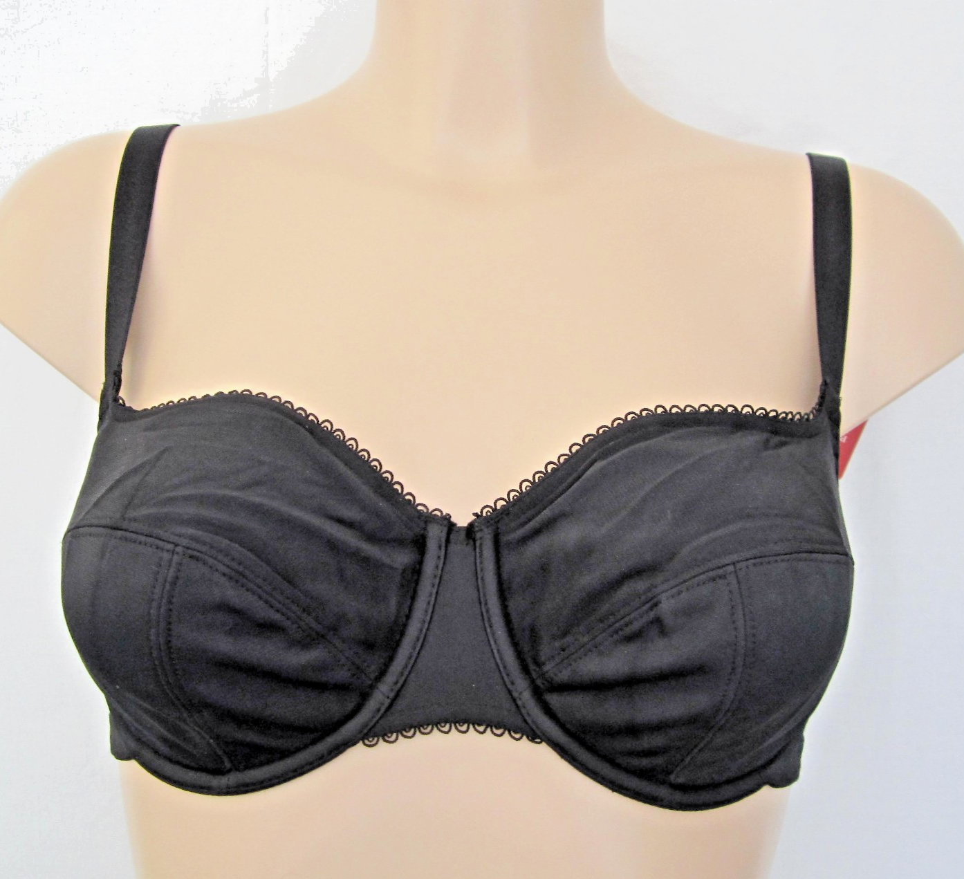 Panache Tango Classic Black Balconnet Bra Size 34D
