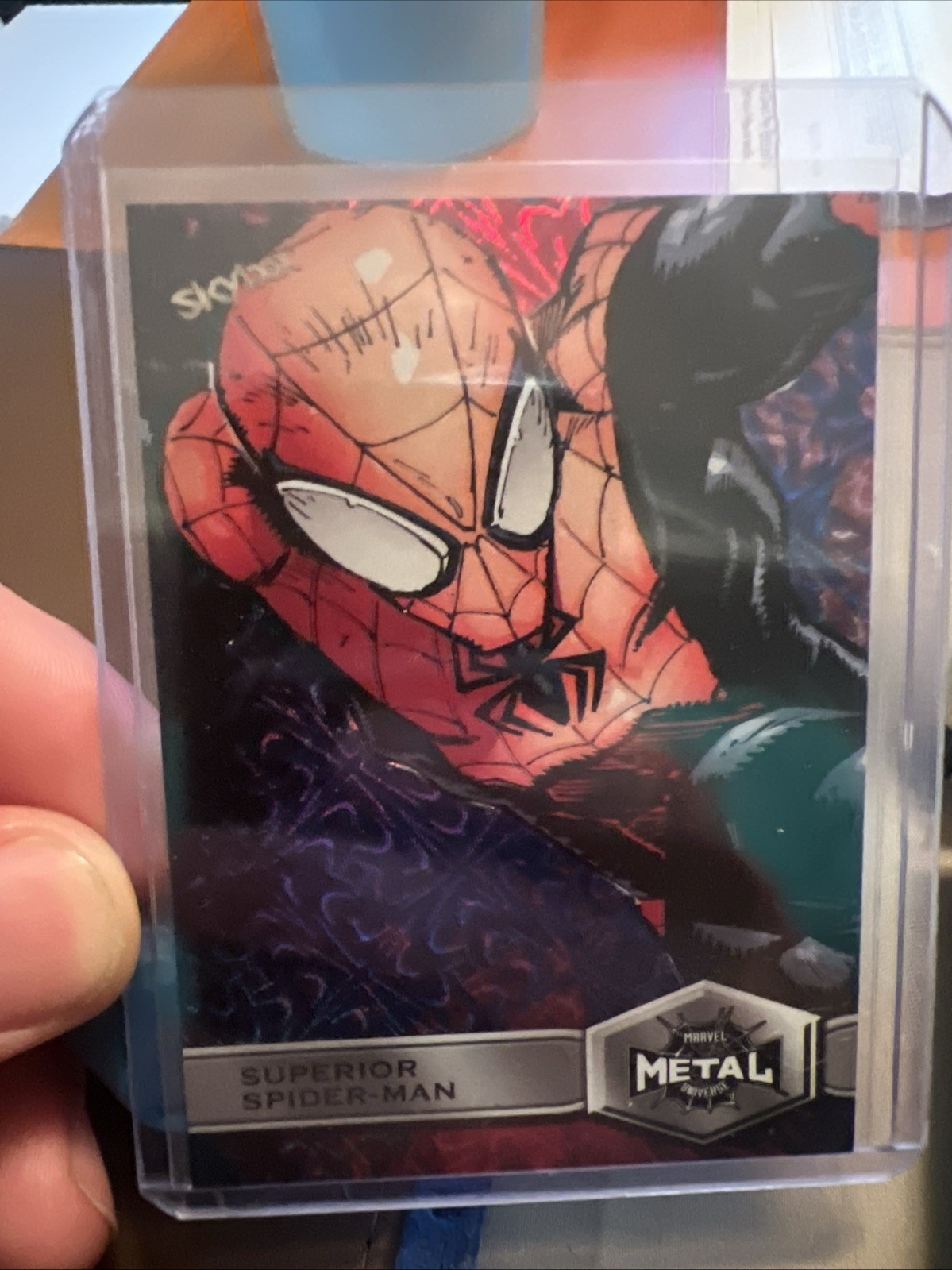 2021 Skybox Metal Marvel Universe Superior Spiderman 188 Spider-Man Grandiose!