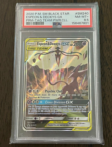 Espeon & Deoxys-GX graded PSA 8.5 for sale on eBay