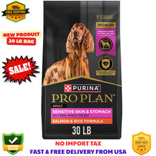 Purina Pro Plan Sensitive Skin & Stomach Salmon & Rice Formula Dry Dog Food,30LB