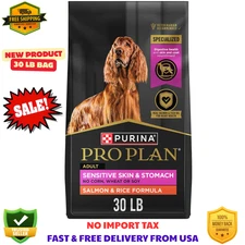 Purina Pro Plan Sensitive Skin & Stomach Salmon & Rice Formula Dry Dog Food,30LB