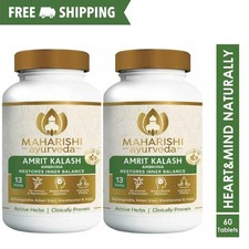 2 Pack X Maharishi Ayurveda Amrit Kalash Ambrosia 60 Tabs Original FREE SHIPPING